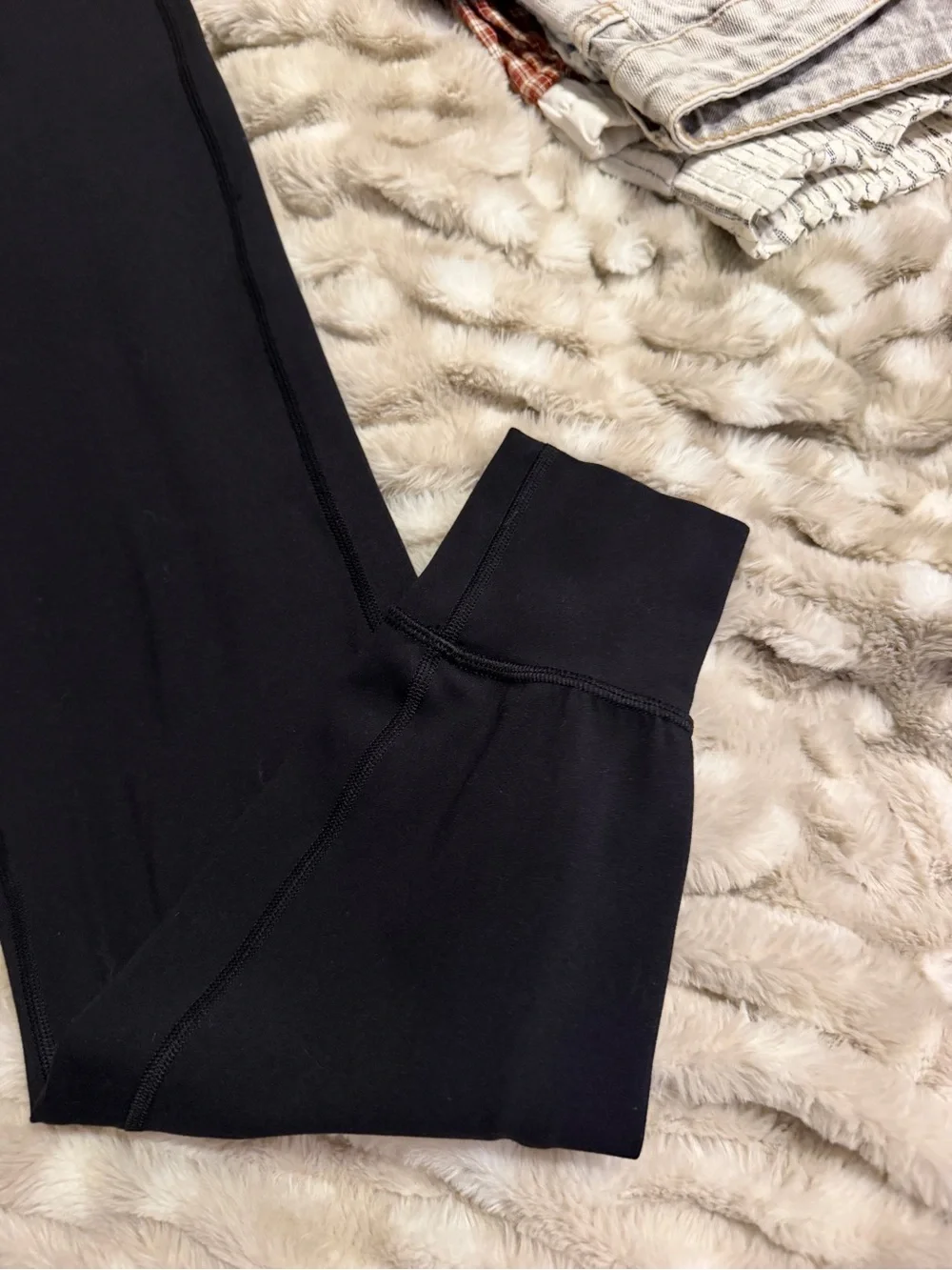 lululemon athletica Black Wide-Leg Track Pants